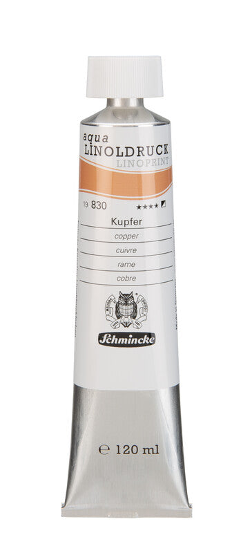 Barvy na linoryt Schmincke aqua-LINOPRINT 120 ml – 830 Měděná