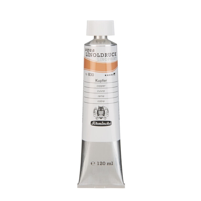 Barvy na linoryt Schmincke aqua-LINOPRINT 120 ml – 830 Měděná
