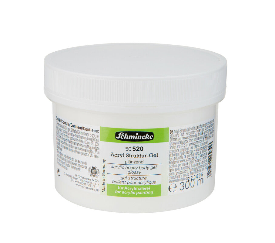 Hustý lesklý gel Schmincke Heavy body gel, glossy 300 ml