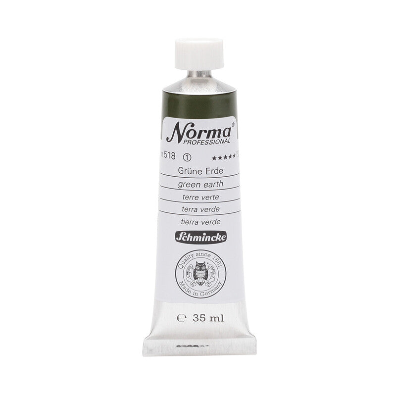 Olejové barvy Schmincke Norma Professional 35 ml – 518 Zelená hlinka