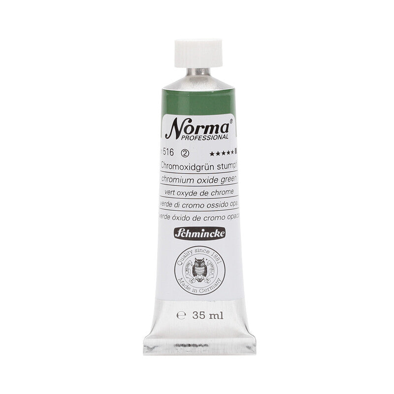 Olejové barvy Schmincke Norma Professional 35 ml – 516 Zelený oxid chromu