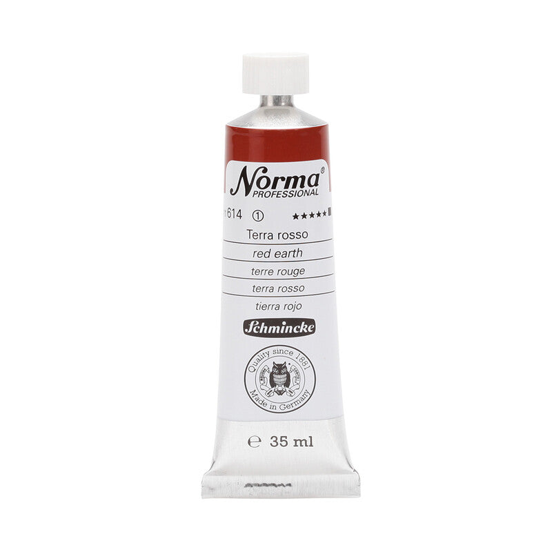 Olejové barvy Schmincke Norma Professional 35 ml – 614 Červená hlinka