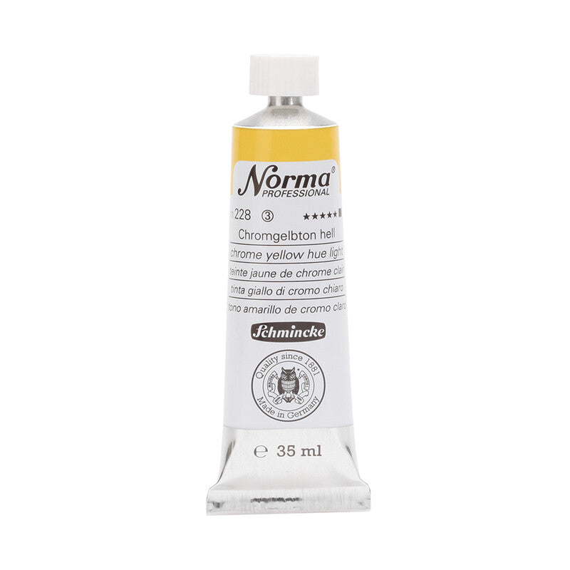 Olejové barvy Schmincke Norma Professional 35 ml – 228 Chromová žluť světlá (imitace)