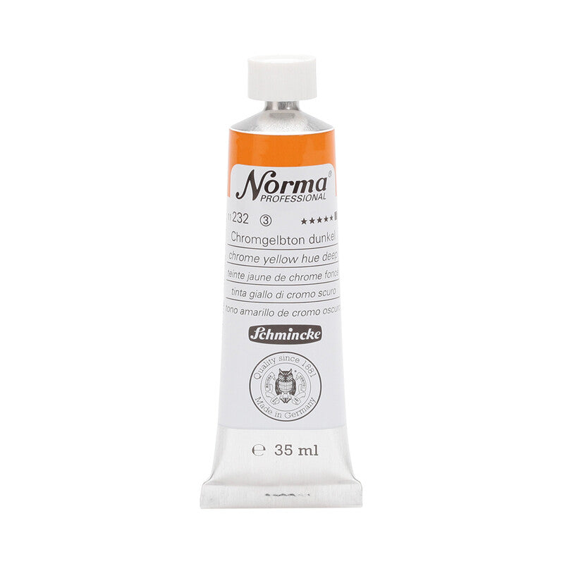 Olejové barvy Schmincke Norma Professional 35 ml – 232 Chromová žluť tmavá (imitace)