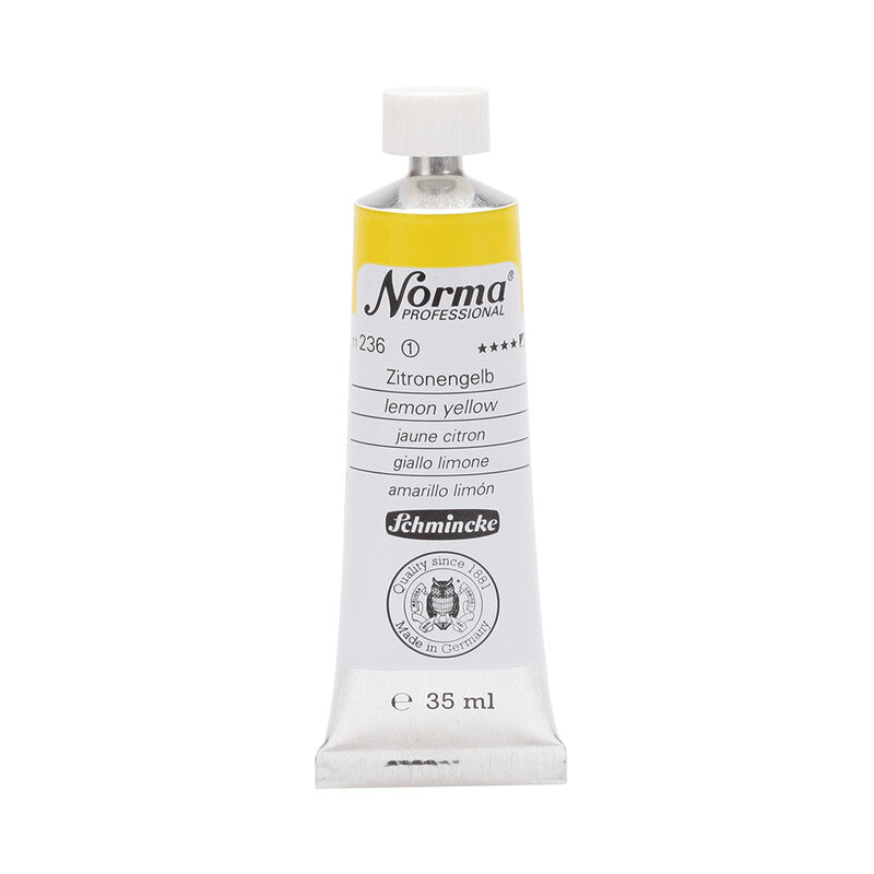 Olejové barvy Schmincke Norma Professional 35 ml – 236 Citronová žluť