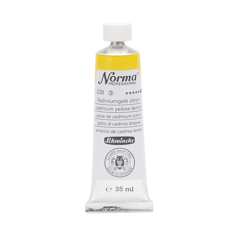 Olejové barvy Schmincke Norma Professional 35 ml – 238 Kadmium žluté citronové