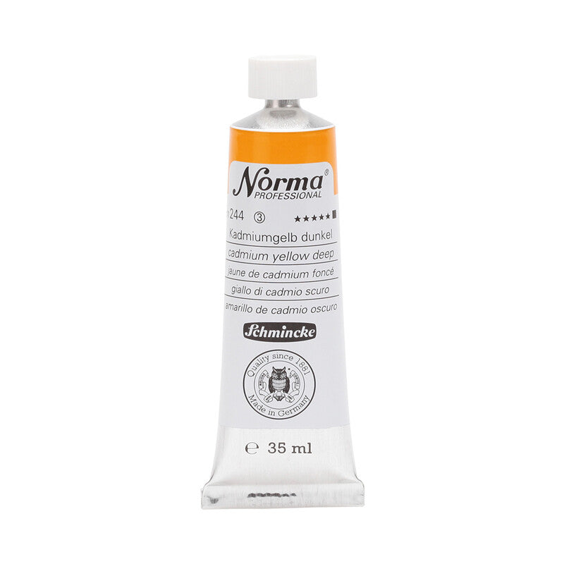 Olejové barvy Schmincke Norma Professional 35 ml – 244 Kadmium žluté tmavé