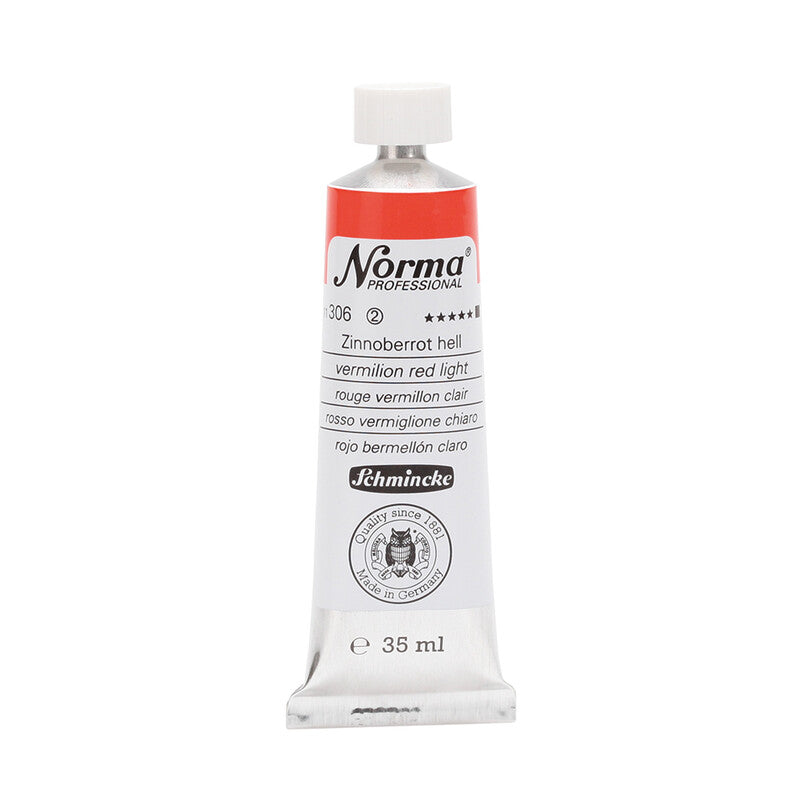 Olejové barvy Schmincke Norma Professional 35 ml – 306 Rumělka světlá
