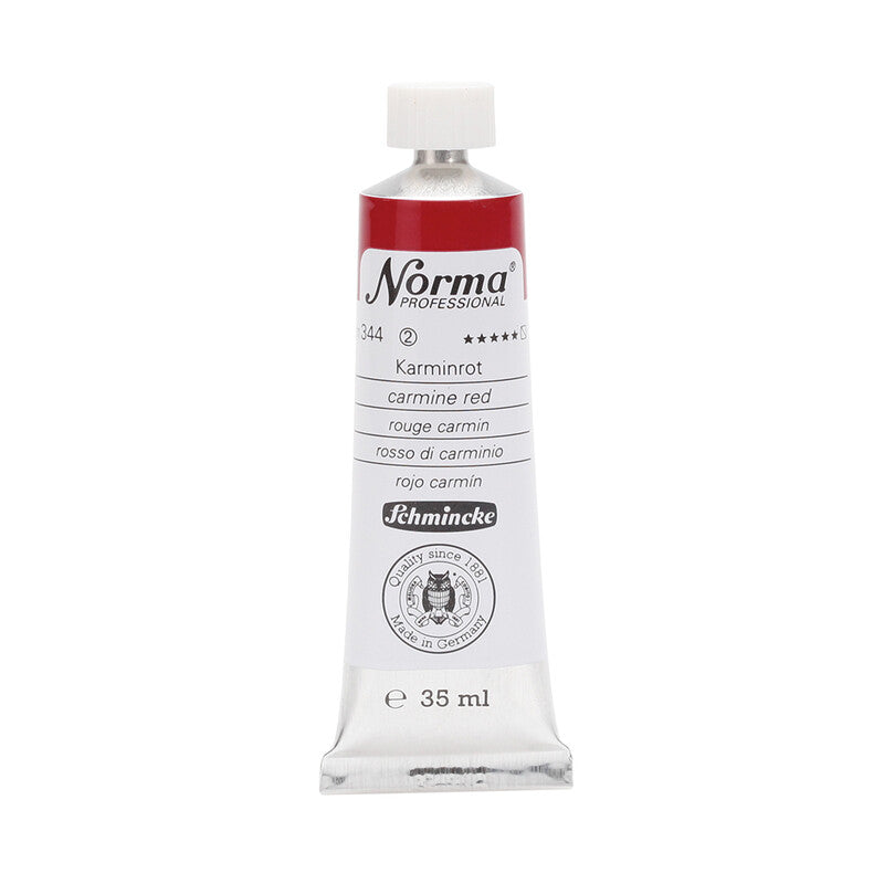 Olejové barvy Schmincke Norma Professional 35 ml – 344 Karmínově červená
