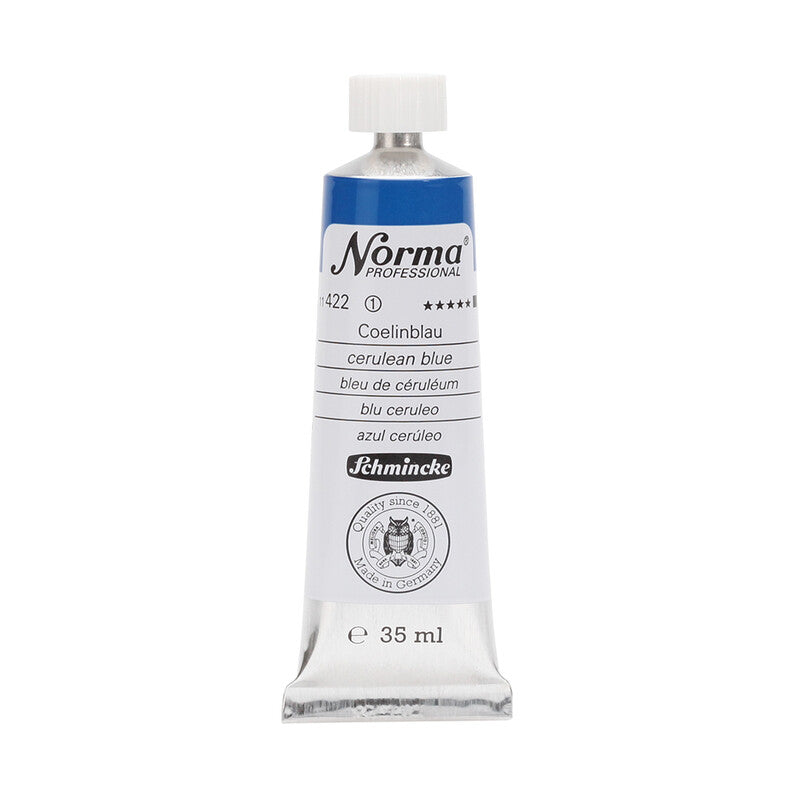 Olejové barvy Schmincke Norma Professional 35 ml – 422 Cerulean modř