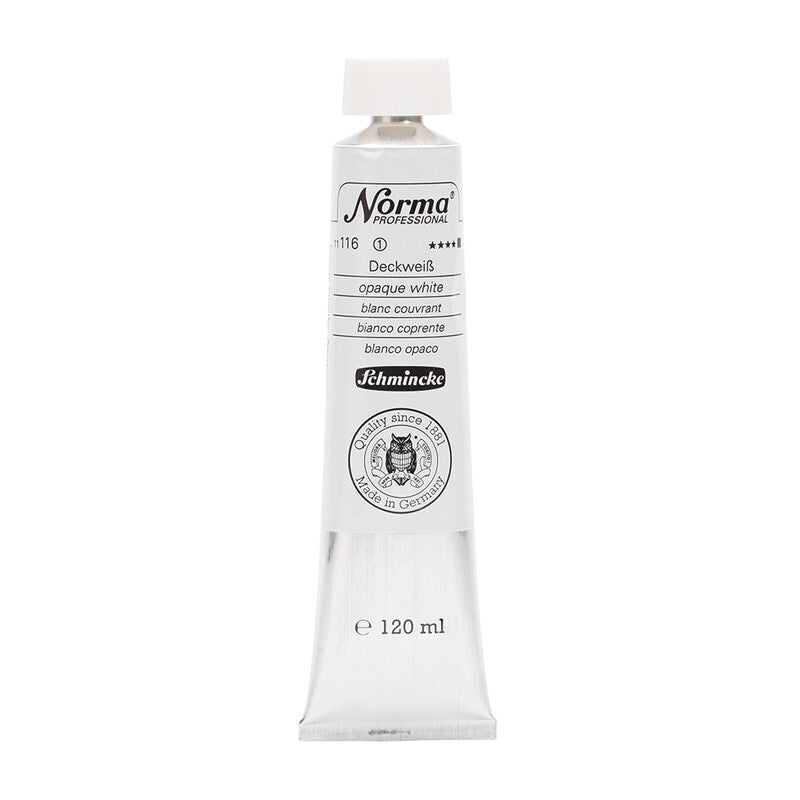 Olejové barvy Schmincke Norma Professional 120 ml – 116 Krycí bílá