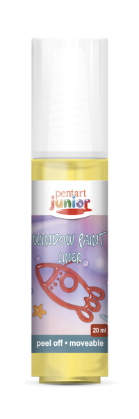 window paint 20 ml, – žlutá
