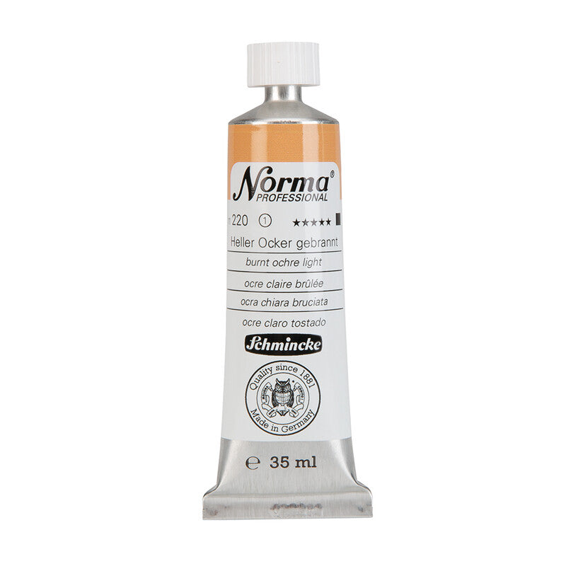 Olejové barvy Schmincke Norma Professional 35 ml – 220 Pálená okrová světlá