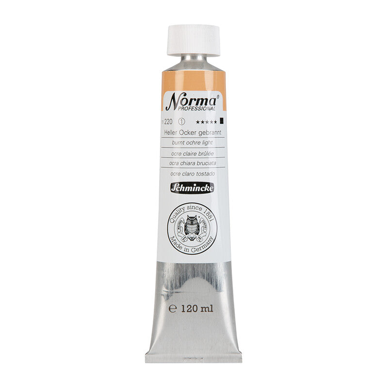 Olejové barvy Schmincke Norma Professional 120 ml – 220 Pálená okrová světlá