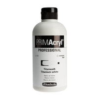 Akrylová barva Schmincke PRIMAcryl Professional Fluid 500 ml – Titanium white
