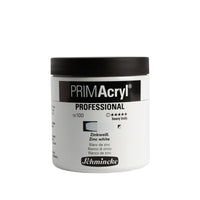 Akrylové barvy Schmincke PRIMAcryl Professional 237 ml – 100 Zinková bílá