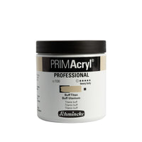 Akrylové barvy Schmincke PRIMAcryl Professional 237 ml – 106 Titanová leštěná (Buff titanium)