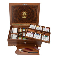 Dřevěný box Schmincke MUSSINI, 37 x 35 ml + příslušenství