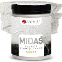 Tekutá metalická pasta ARTMIE MIDAS stříbrná