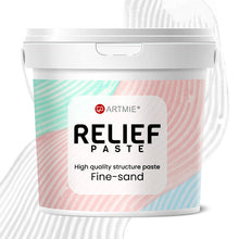 Kbelík 3D reliéfní pasty ARTMIE Relief Paste Fine-sand s jemnozrnnou strukturou
