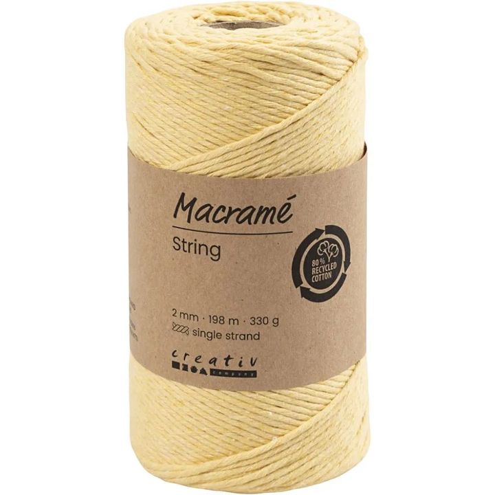 Šňůra na macrame 2 mm x 198 m
