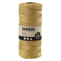 Točený bambusový provázek - 65 m