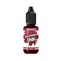 Barevný inkoust CERNIT na bázi alkoholu 20 ml – 411 vínově červená