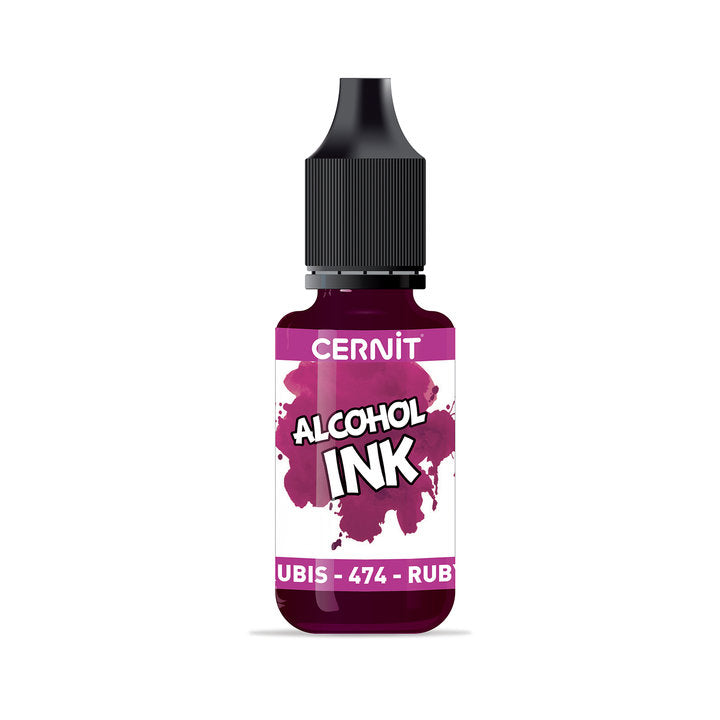 Barevný inkoust CERNIT na bázi alkoholu 20 ml – 474 rubín