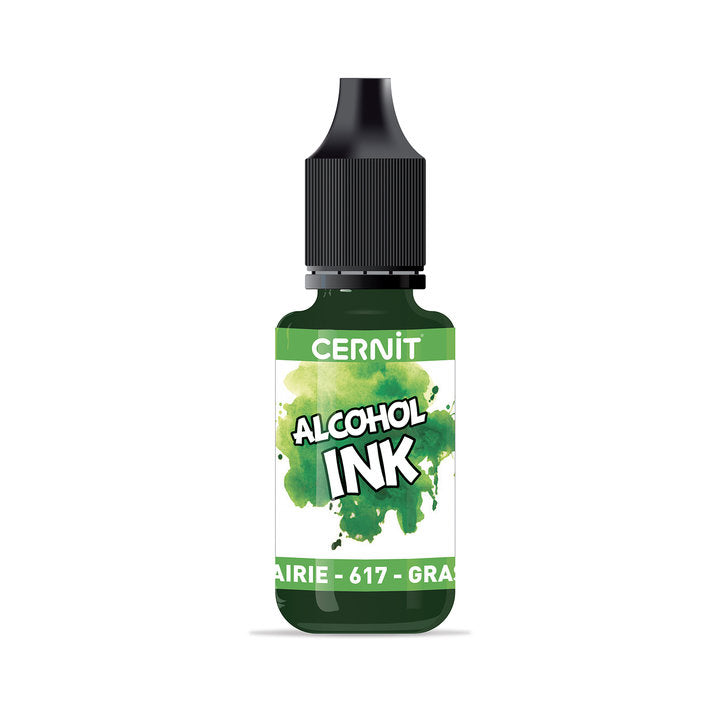 Barevný inkoust CERNIT na bázi alkoholu 20 ml – 617 trávově zelená