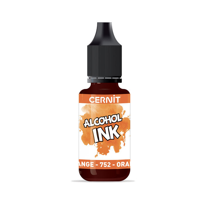 Barevný inkoust CERNIT na bázi alkoholu 20 ml – 752 oranžová