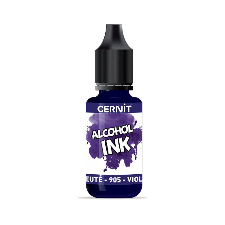 Barevný inkoust CERNIT na bázi alkoholu 20 ml – 905 modrofialová