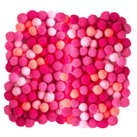 Akrylové bambulky, 1 cm - 120 ks | Různé barvy