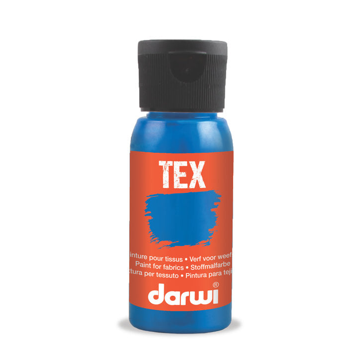 Barva na textil DARWI TEX 50 ml – 214 nebesky modrá