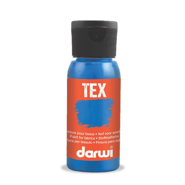Barva na textil DARWI TEX 50 ml – 215 světle modrá