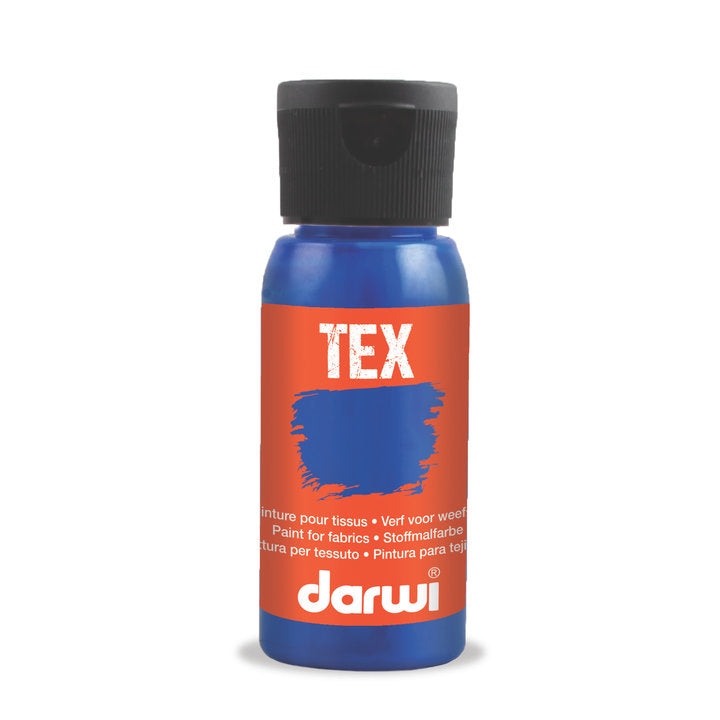 Barva na textil DARWI TEX 50 ml – 256 ultramarínová modrá