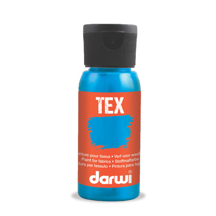 Barva na textil DARWI TEX 50 ml – 280 tyrkysově modrá