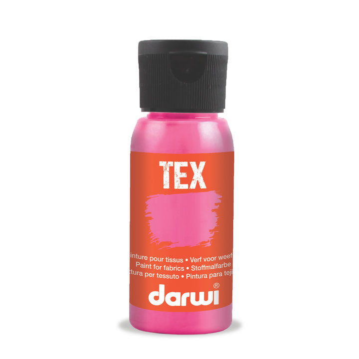 Barva na textil DARWI TEX 50 ml – 478 neonově růžová