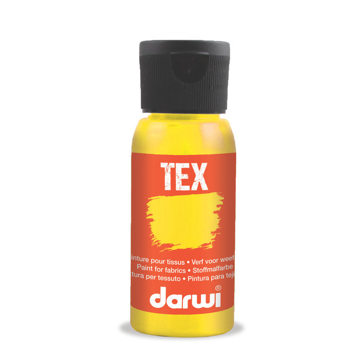 Barva na textil DARWI TEX 50 ml – 751 zlatožlutá
