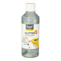Třpytivá barva Creall Glitter 250 ml - stříbrná