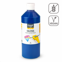 Lesklá polyvinylová barva Creall Gloss 500 ml – tmavě modrá