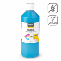Lesklá polyvinylová barva Creall Gloss 500 ml – tyrkysová