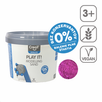 Modelovací písek Creall Play it! 750 g v kelímku – fialový