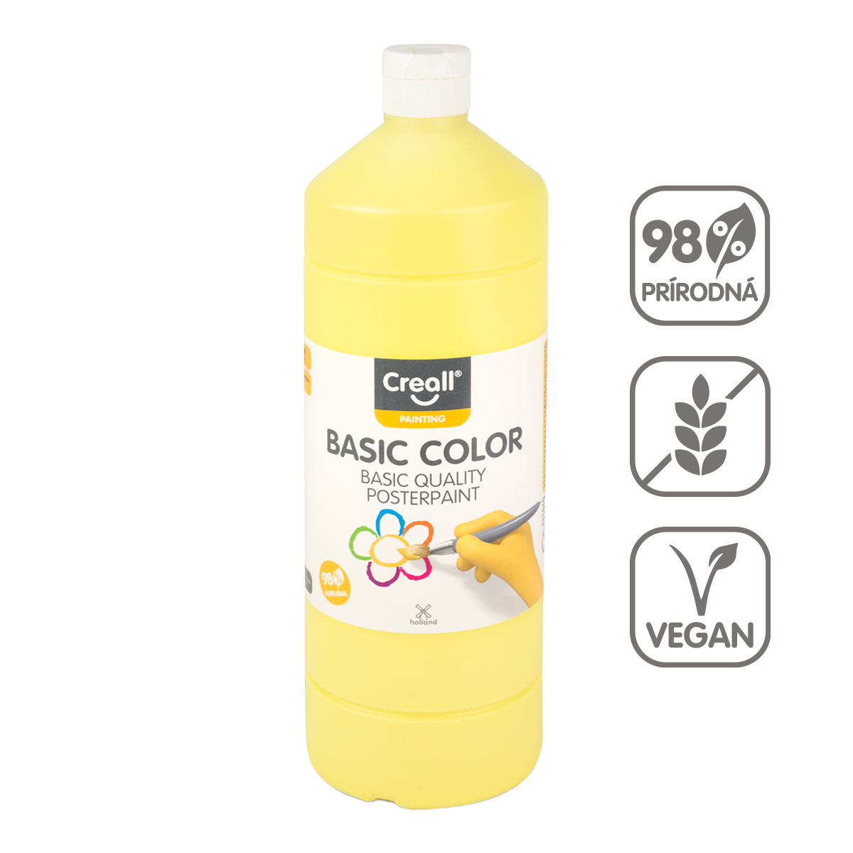 Temperová barva Creall 500 ml – světle žlutá
