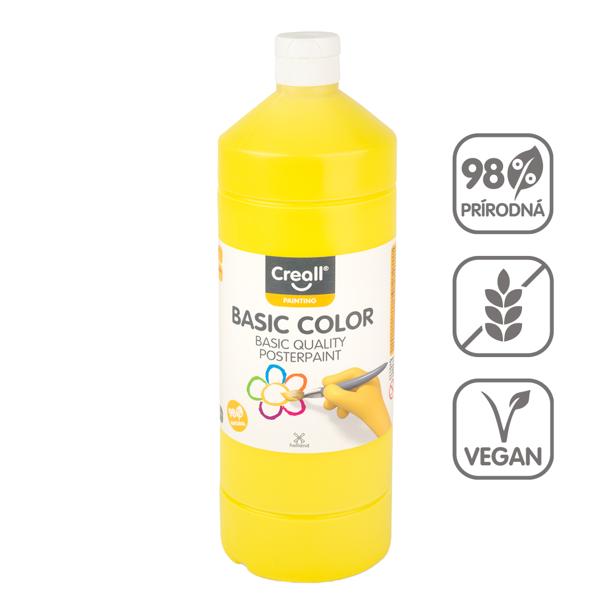 Temperová barva Creall 500 ml – žlutá