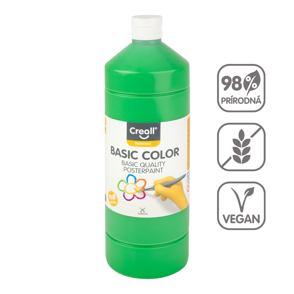 Temperová barva Creall 500 ml – zelená