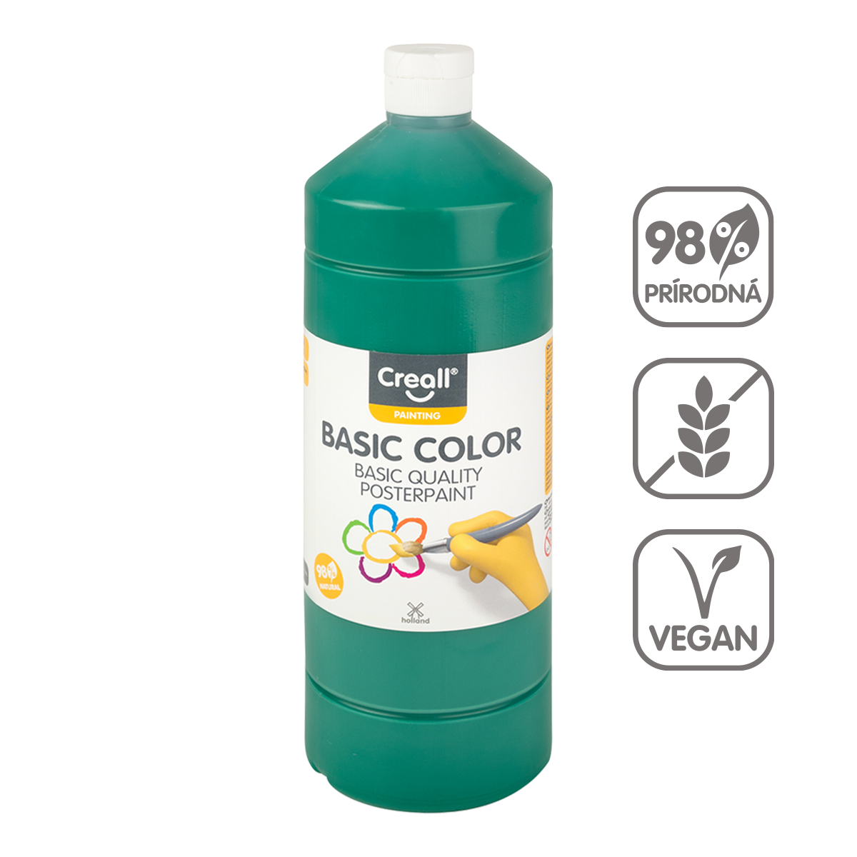 Temperová barva Creall 500 ml – tmavě zelená