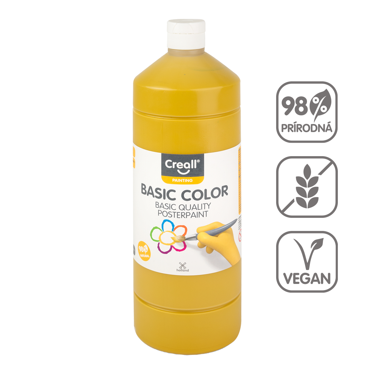 Temperová barva Creall 500 ml – okrová