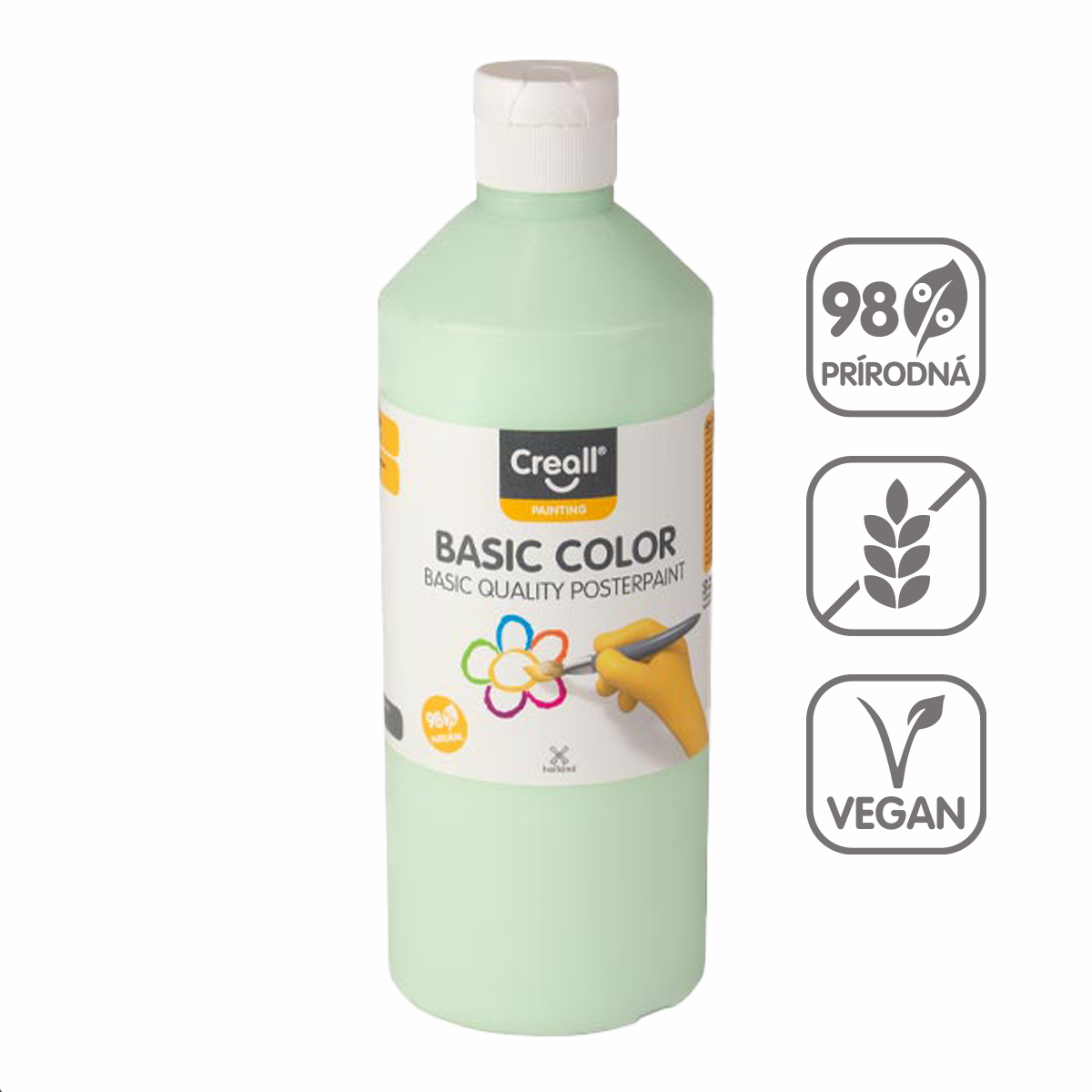 Temperová barva Creall 500 ml – pastelově zelená