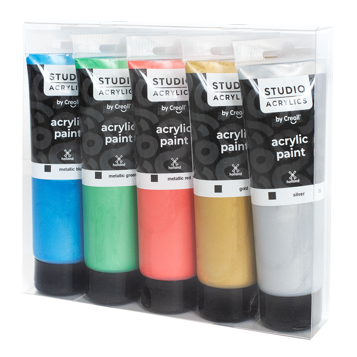 Creall sada akrylových barev Studio acrylics, 5 120 ml, mix