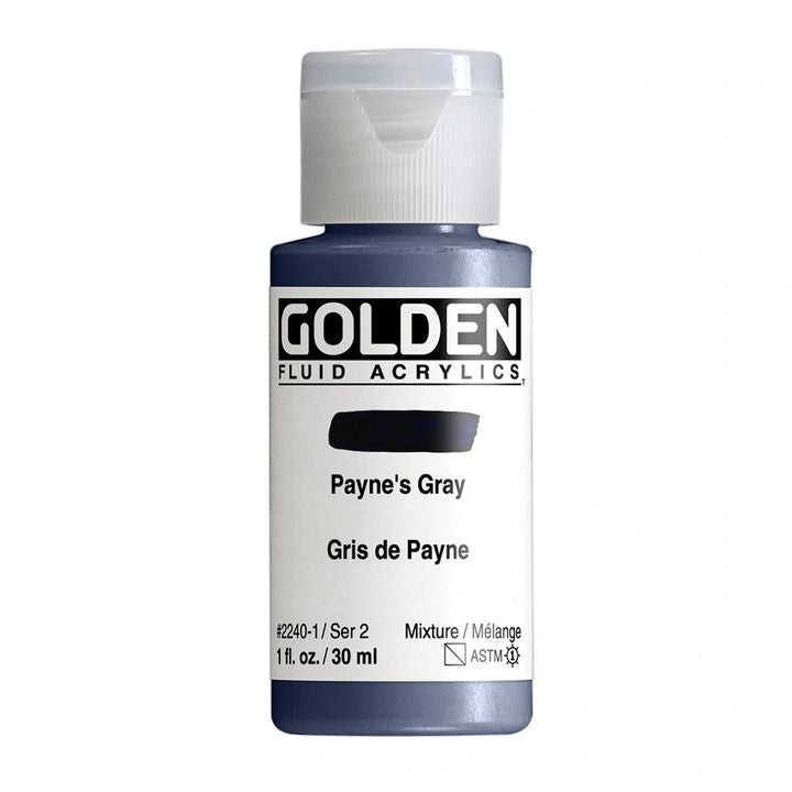 ZLATÁ tekutá akrylová barva 118 ml – 2240 payne šedá